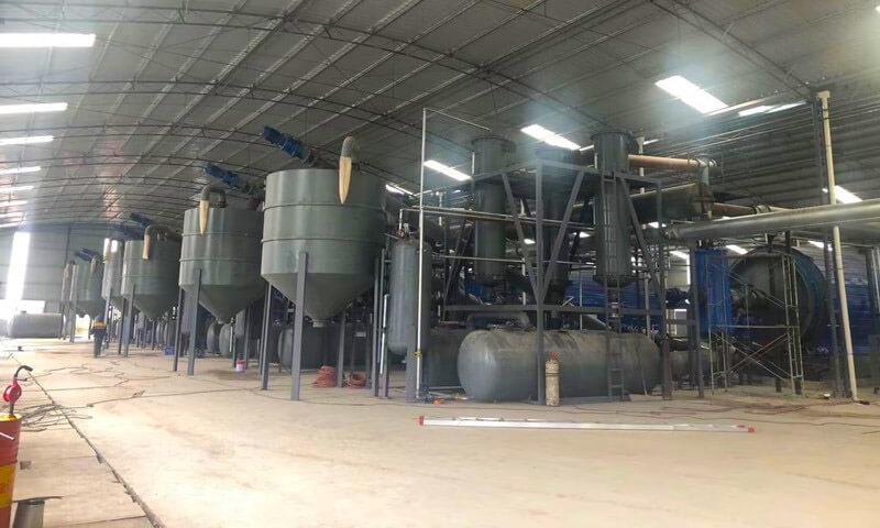 輪胎油生產現場