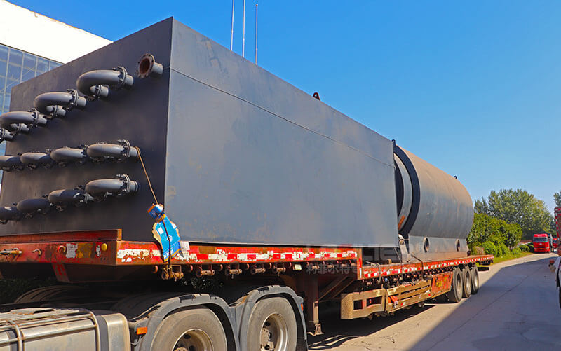 廢輪胎煉油設備主機+冷凝水箱